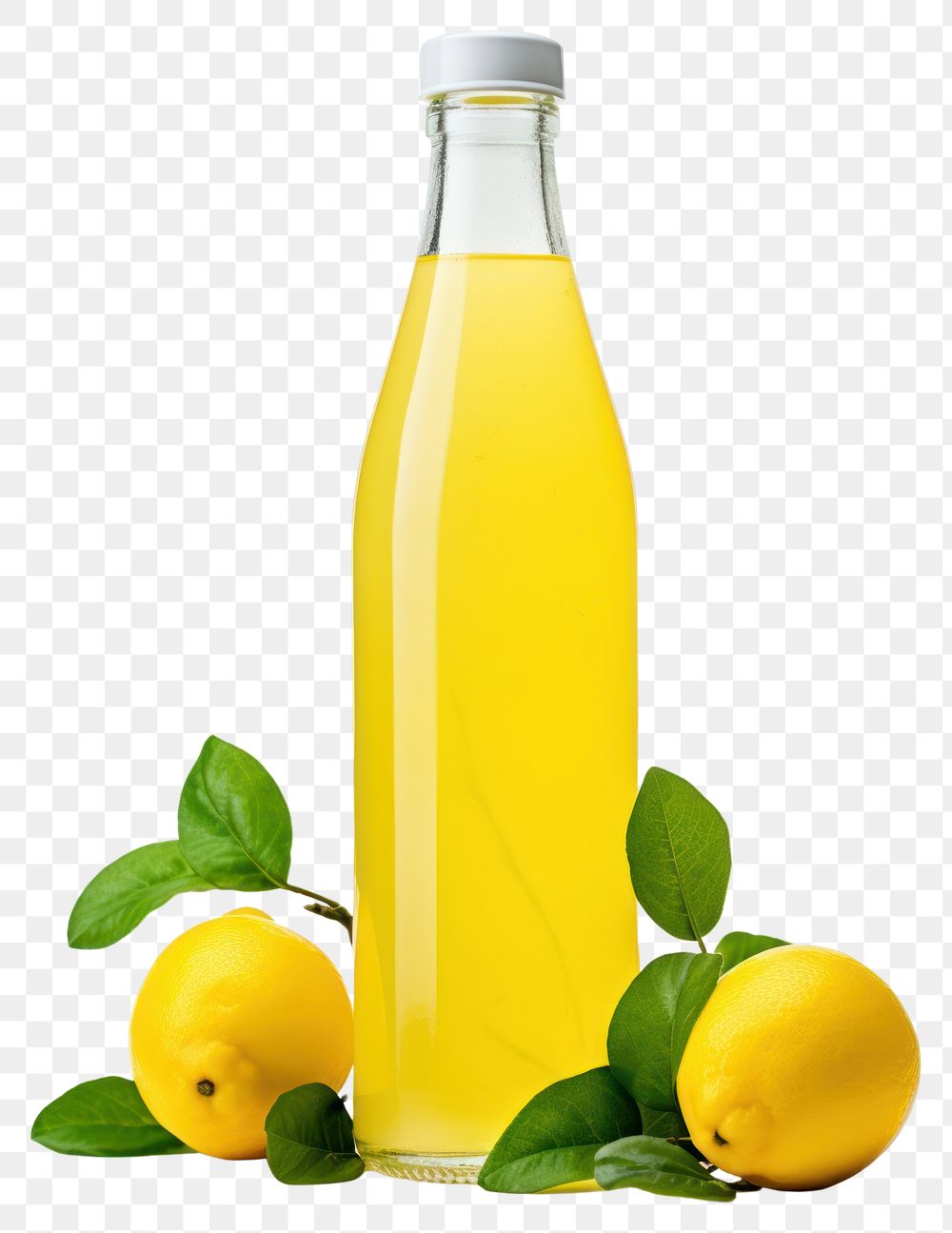 PNG Lemon juice lemonade bottle transparent background