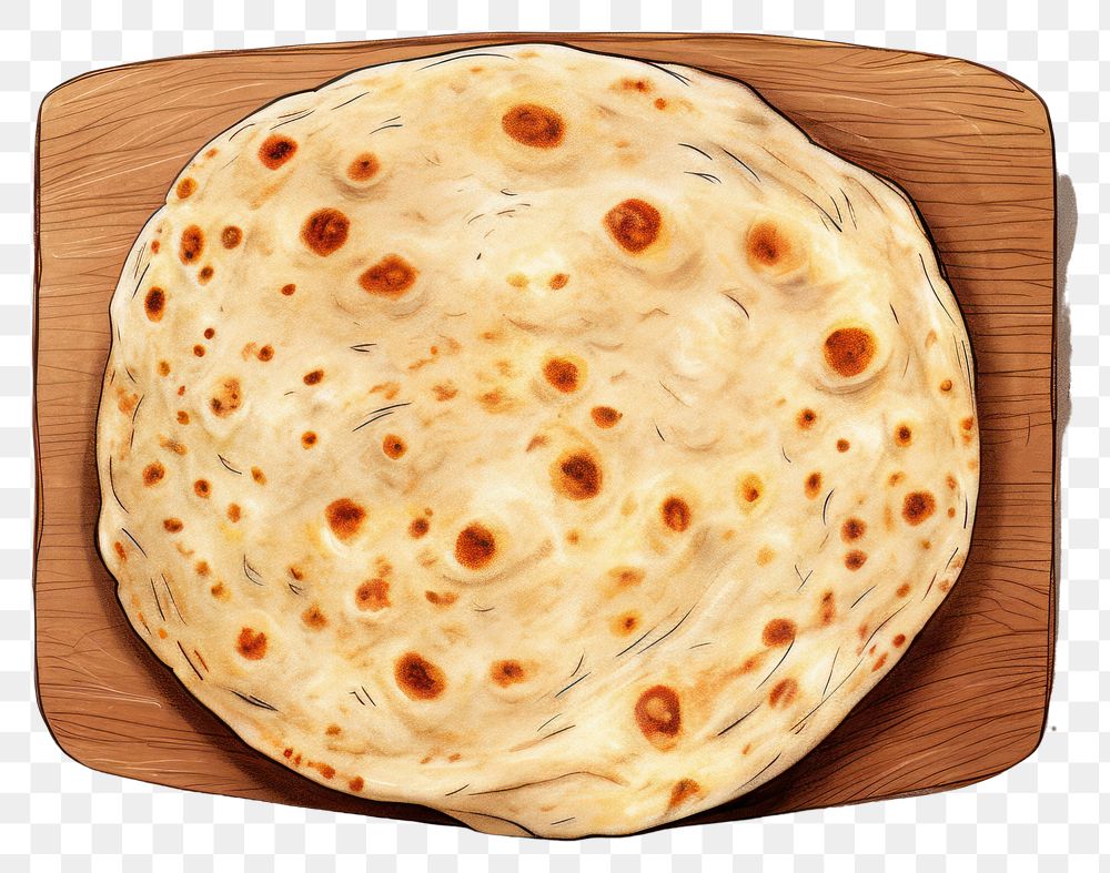 PNG Tortilla bread plate food. AI generated Image by rawpixel.