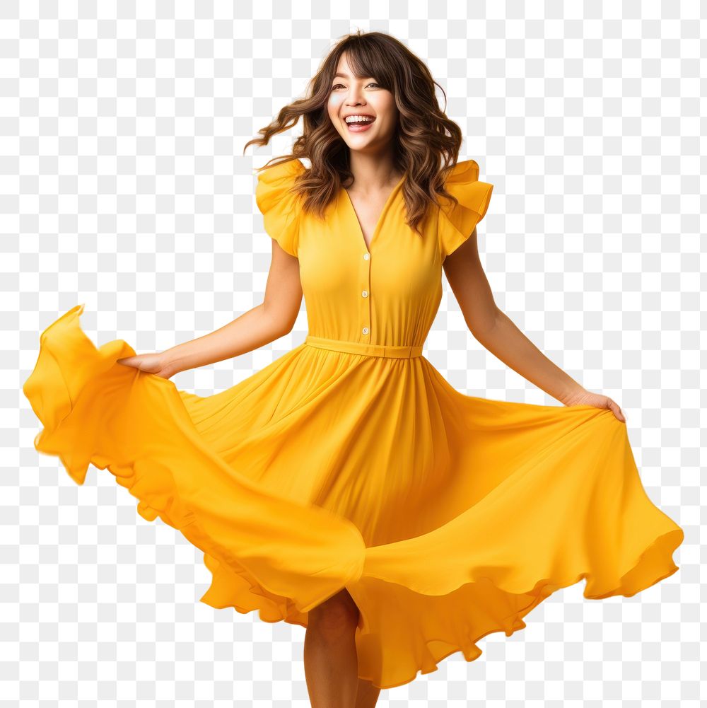 PNG Dress dancing smile adult. AI generated Image by rawpixel.