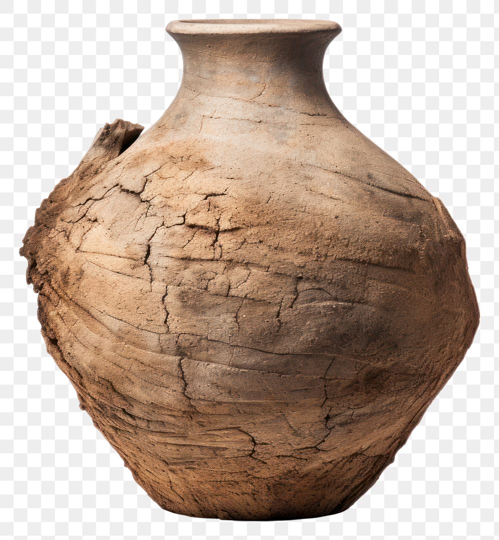 PNG Vase pottery earthenware transparent background