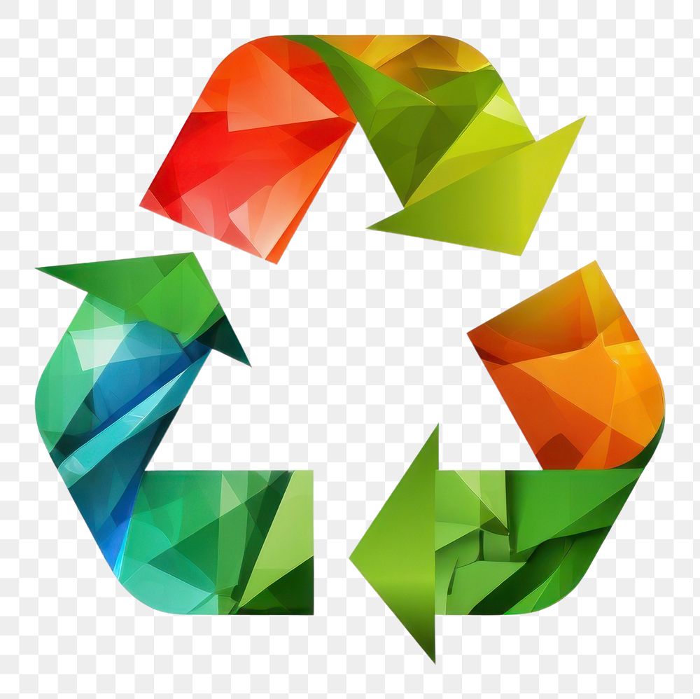 PNG Art technology recycling origami transparent background