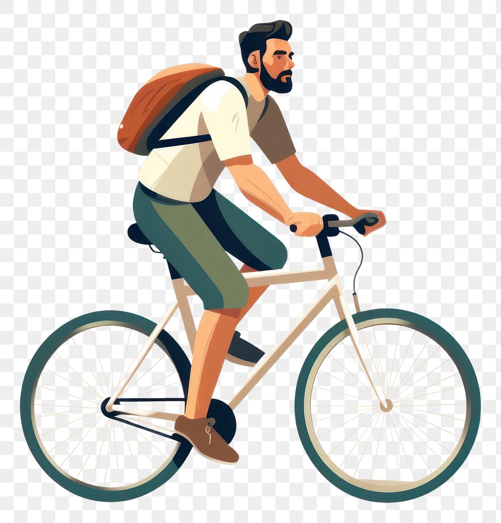 PNG Bicycle vehicle cycling riding transparent background