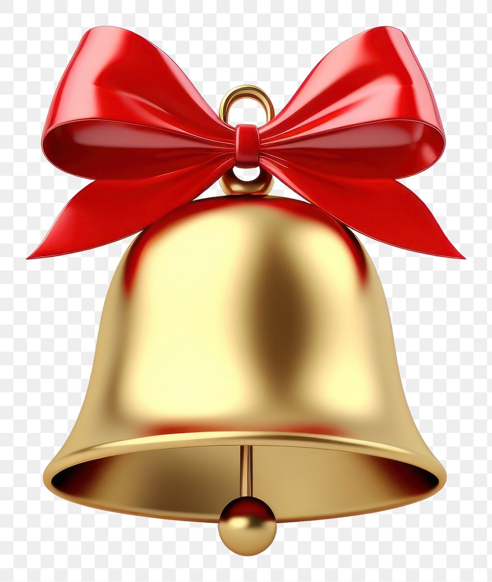 PNG Christmas bell white background | Premium PNG - rawpixel