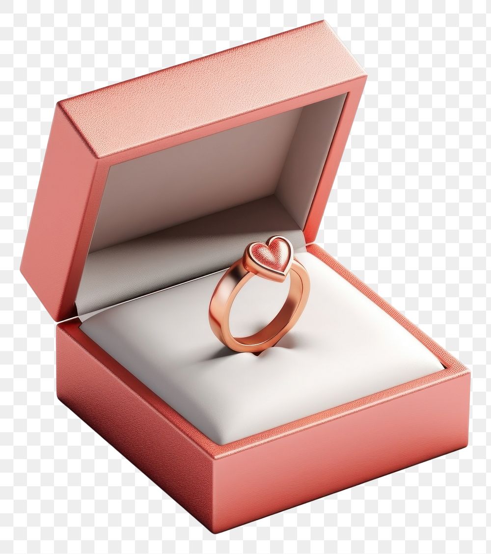 PNG  Ring box jewelry wedding. AI generated Image by rawpixel.