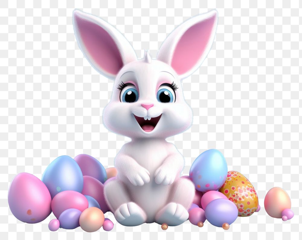 PNG Easter egg representation easter bunny. AI generated Image by rawpixel.