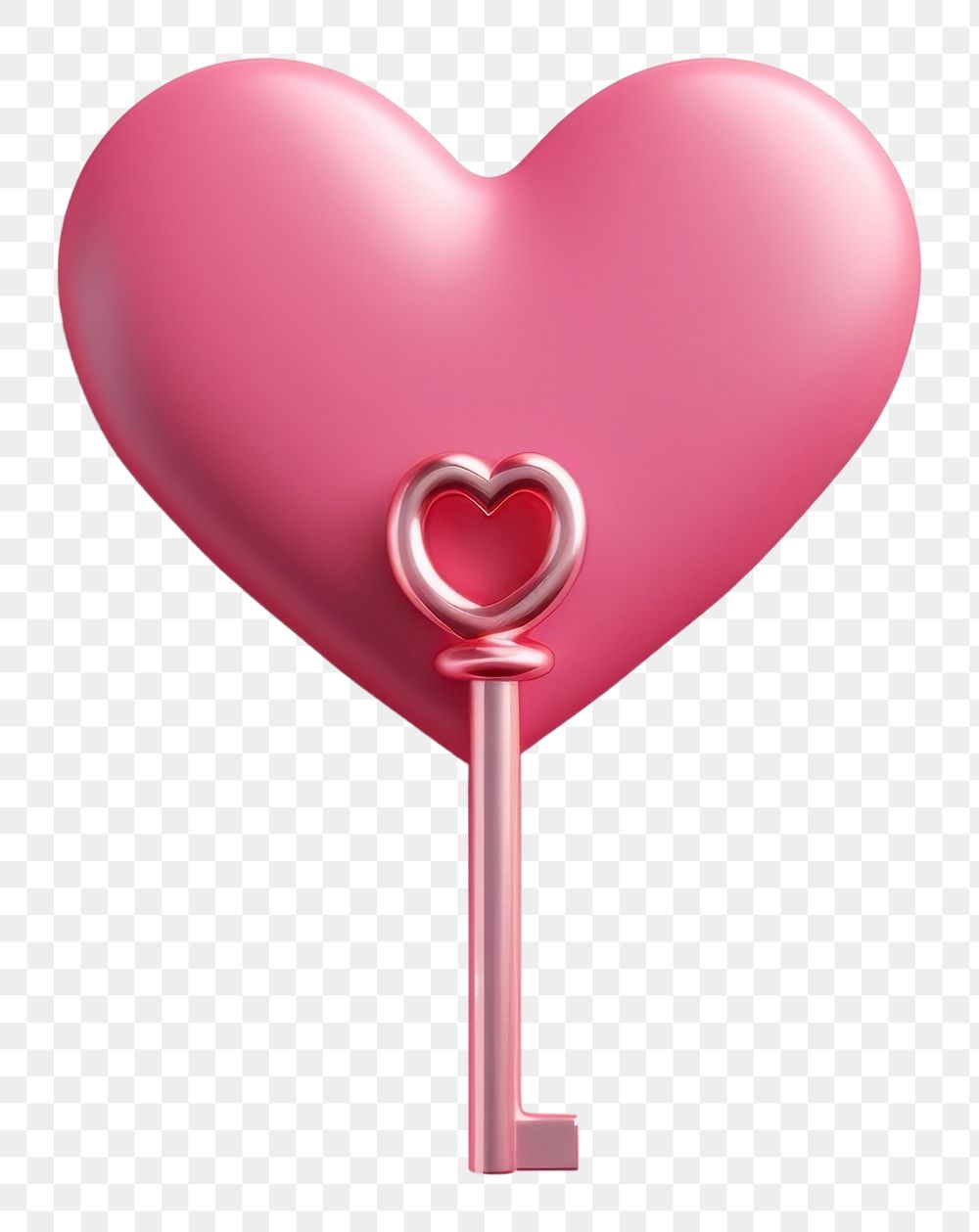 PNG Heart security circle symbol. 