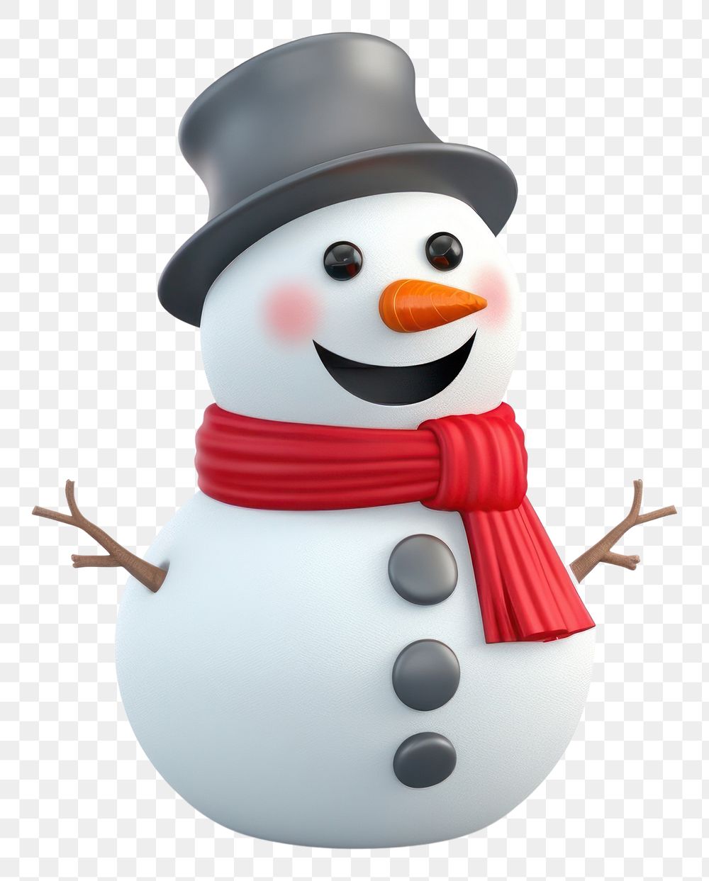 PNG Snowman cartoon winter white. AI generated Image by rawpixel.