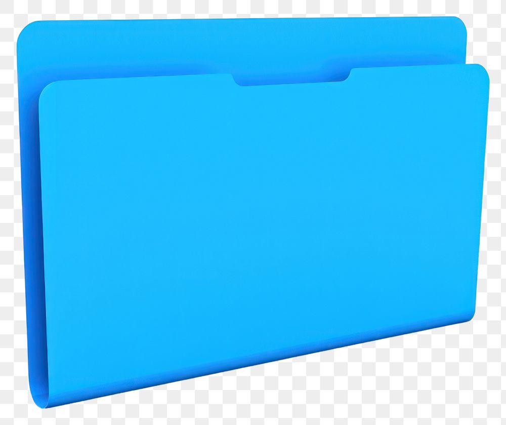 PNG File folder blue white background rectangle. 