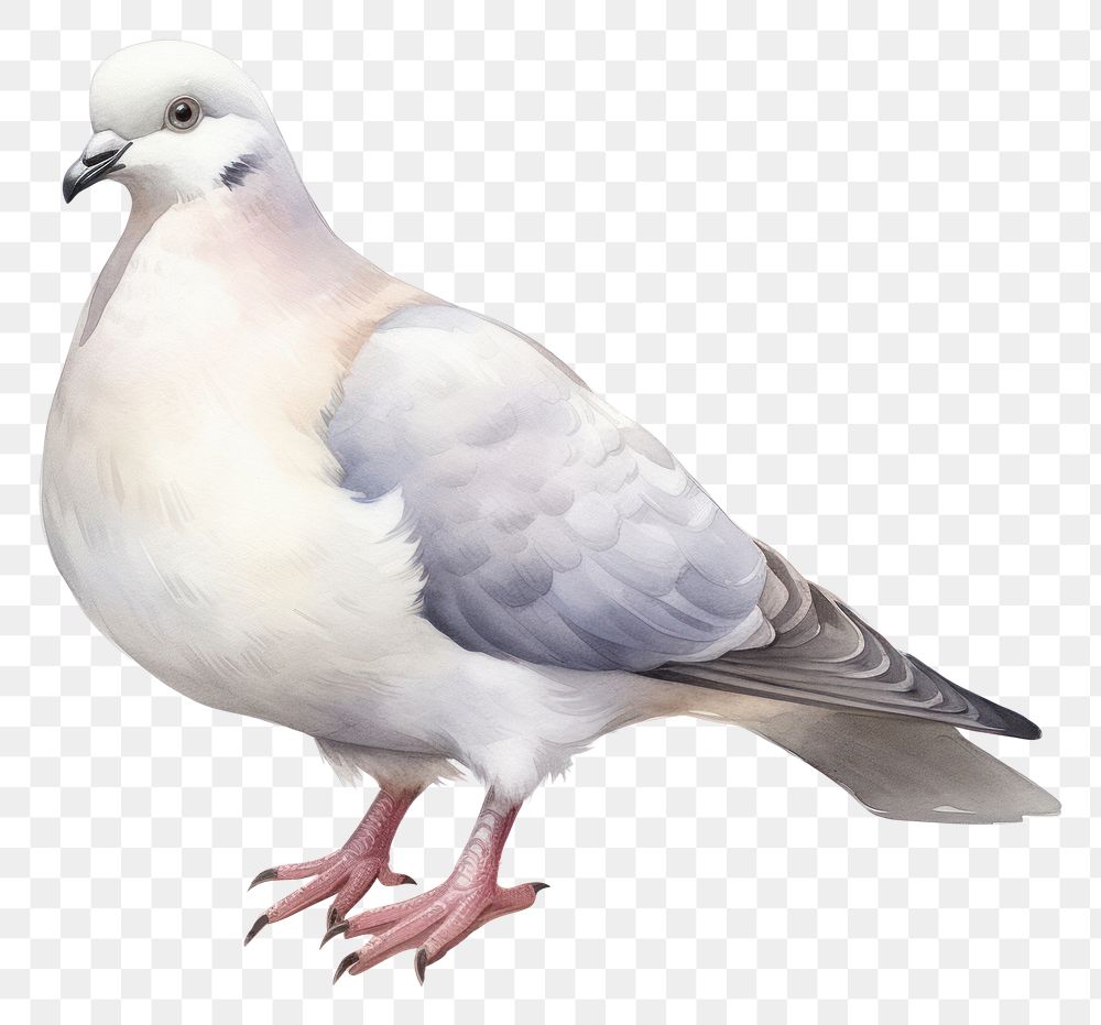 PNG Animal pigeon white bird. 