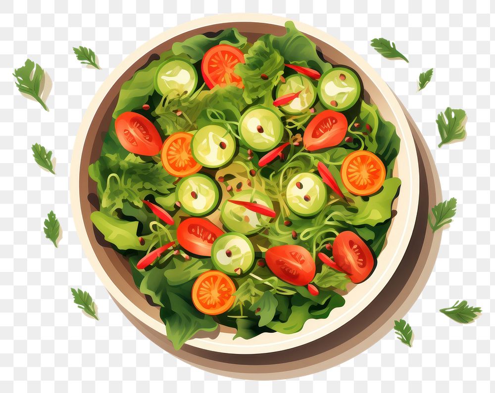 PNG Vegetable salad plant food transparent background