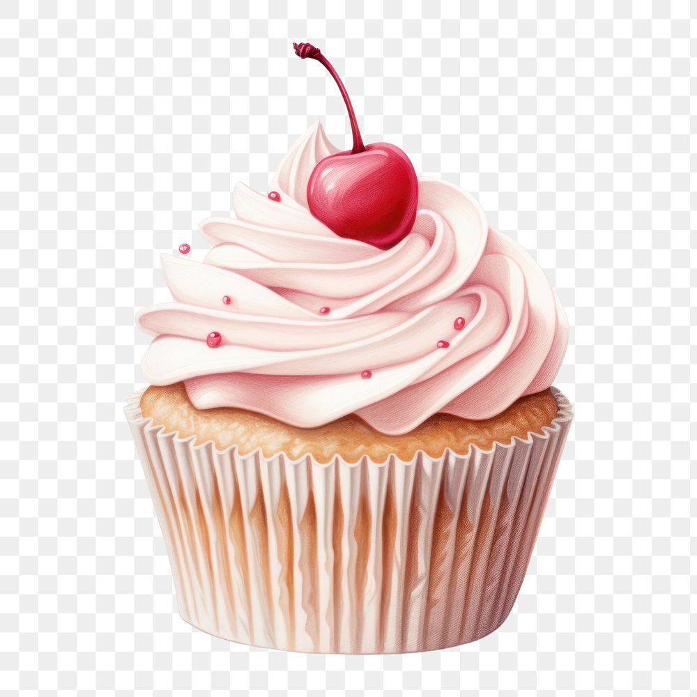 Dessert cupcake cream fruit. 