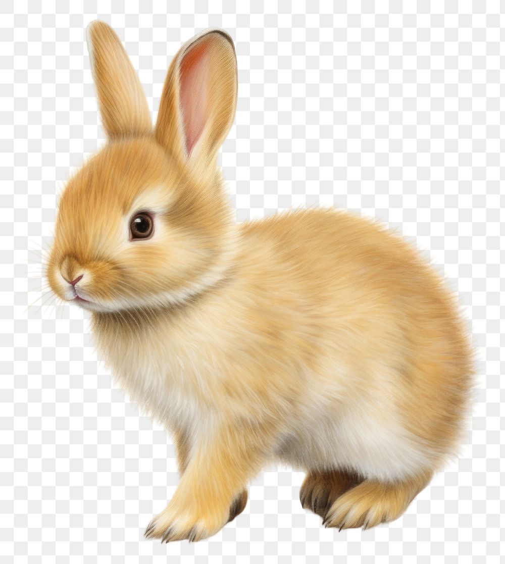 PNG Animal mammal rodent rabbit transparent background