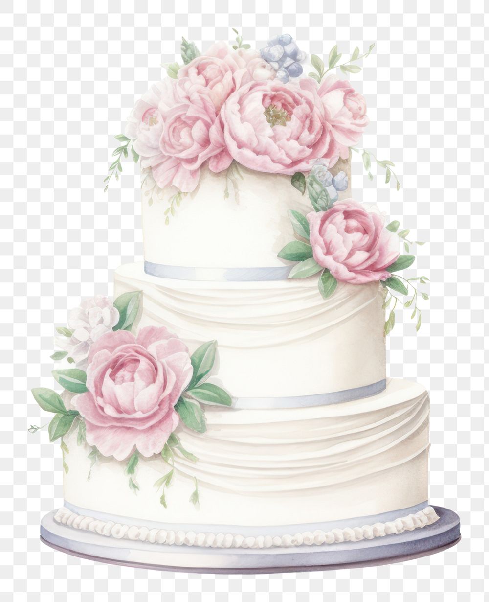 PNG Wedding cream cake dessert transparent background