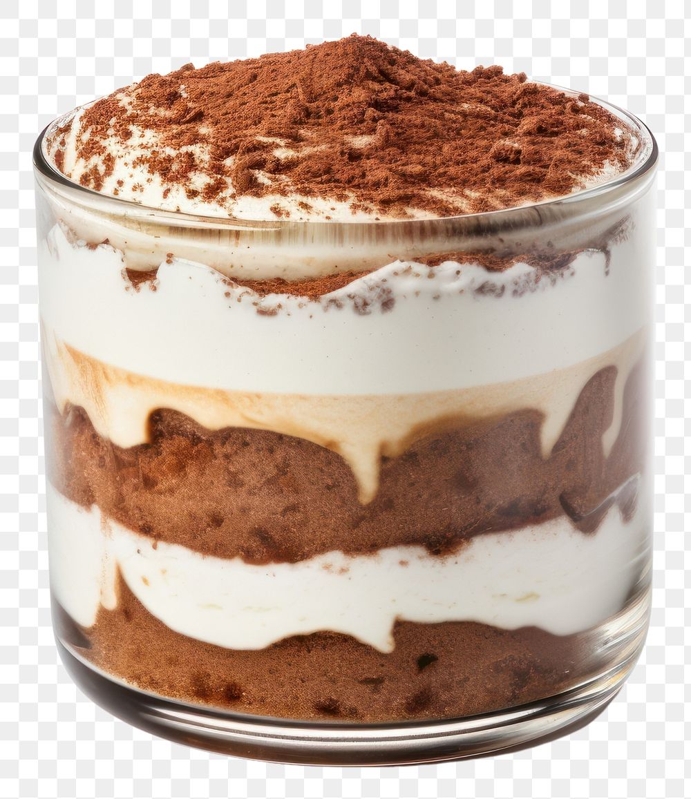 PNG Tiramisu dessert cream food. AI generated Image by rawpixel.