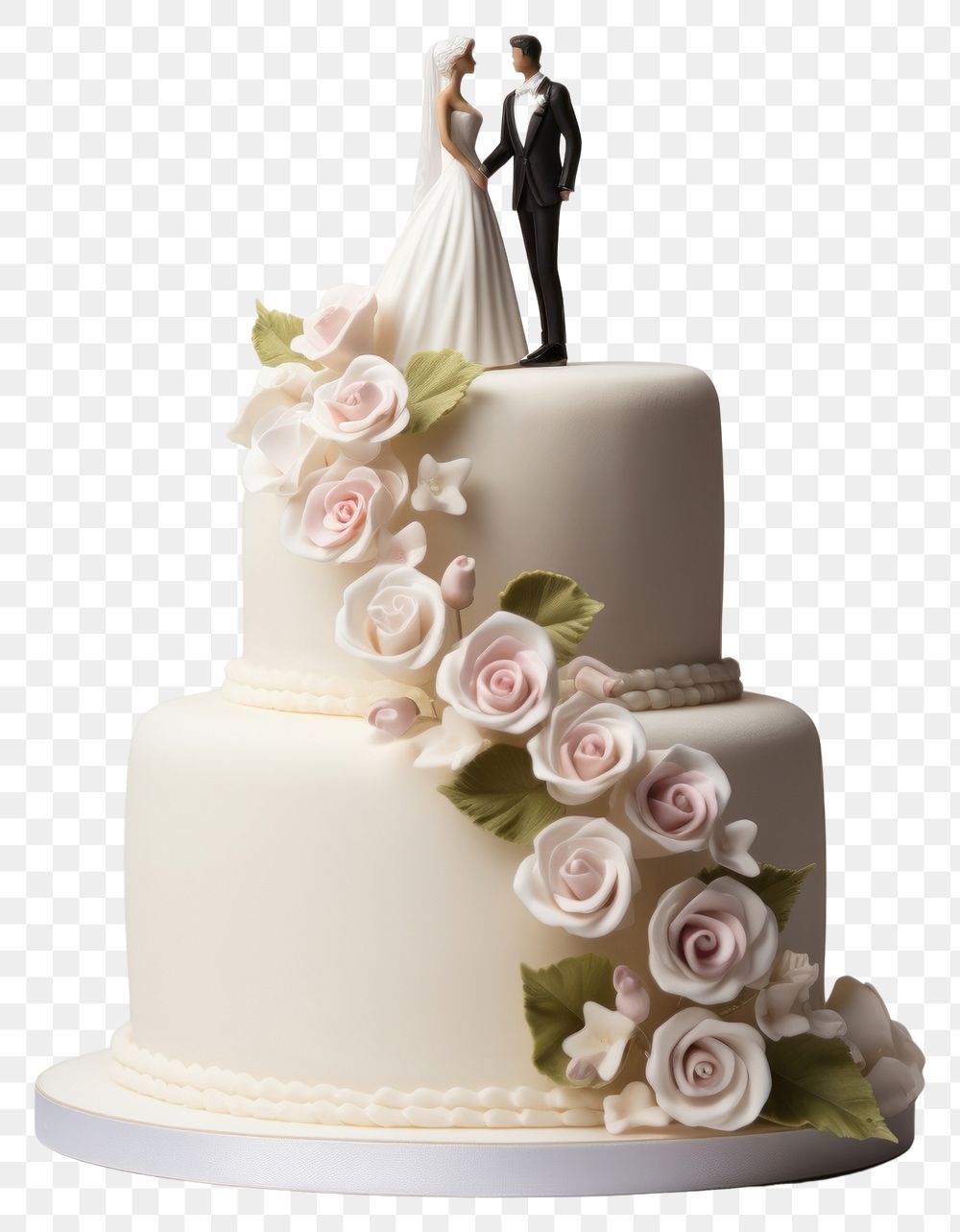 PNG Wedding cream bride cake transparent background