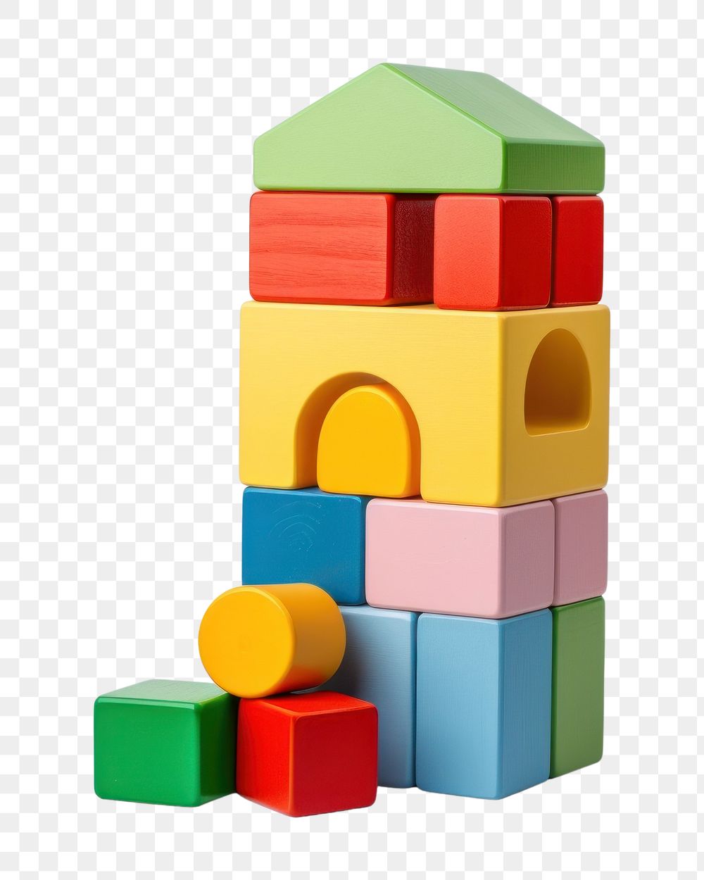 PNG Toy construction architecture playhouse. AI generated Image by rawpixel.