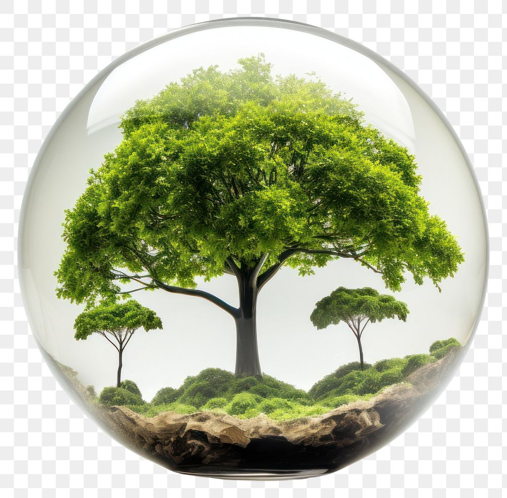 PNG Tree sphere plant globe. AI generated Image by rawpixel.