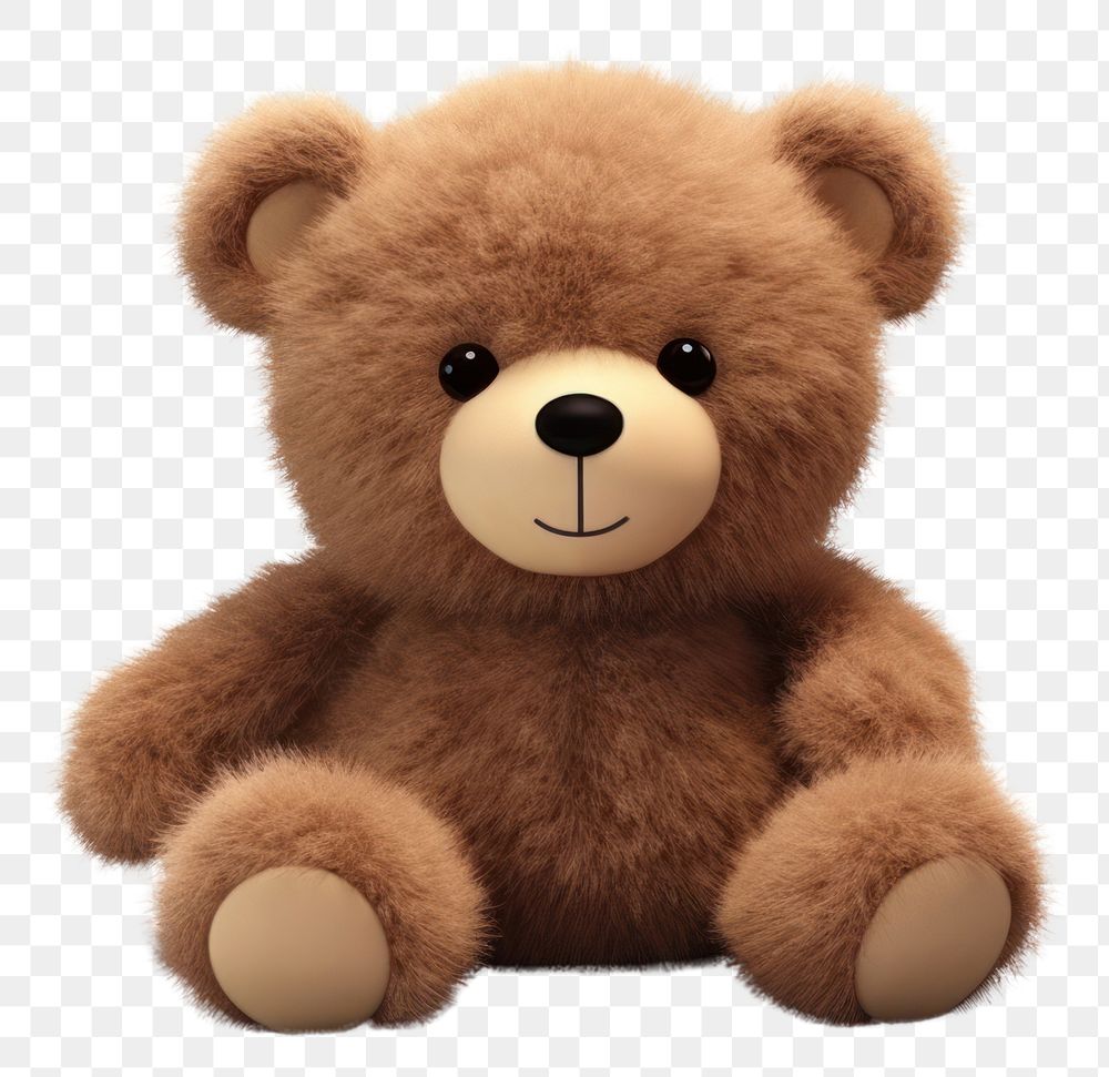 PNG Cartoon cute bear toy. AI generated Image by rawpixel.