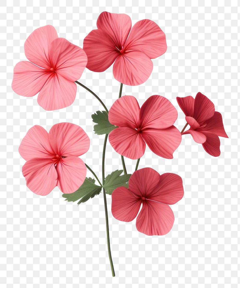 PNG Geranium flower petal plant. 