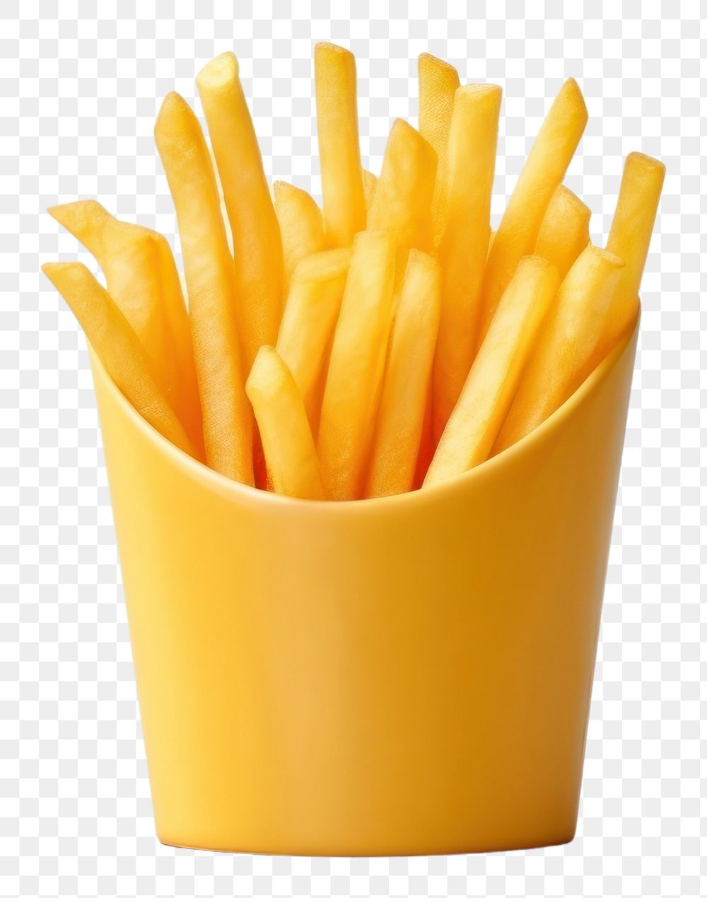 PNG Fries food white background french fries. AI generated Image by rawpixel.