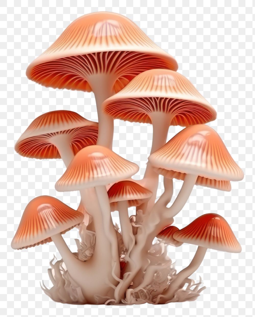 PNG Fungus mushroom plant agaricaceae. AI generated Image by rawpixel.