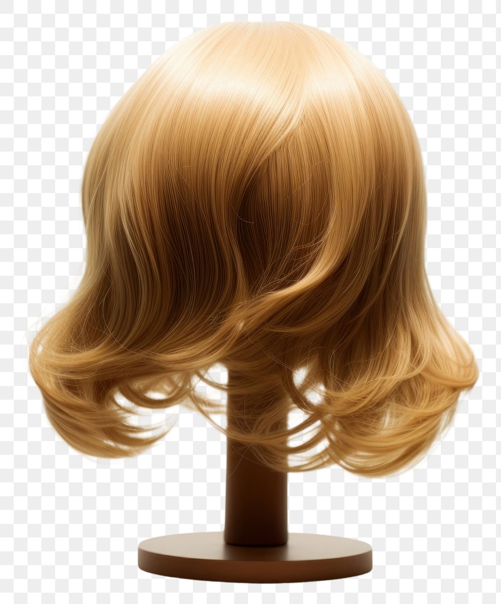 PNG Wig hairstyle sculpture mannequin. AI generated Image by rawpixel.