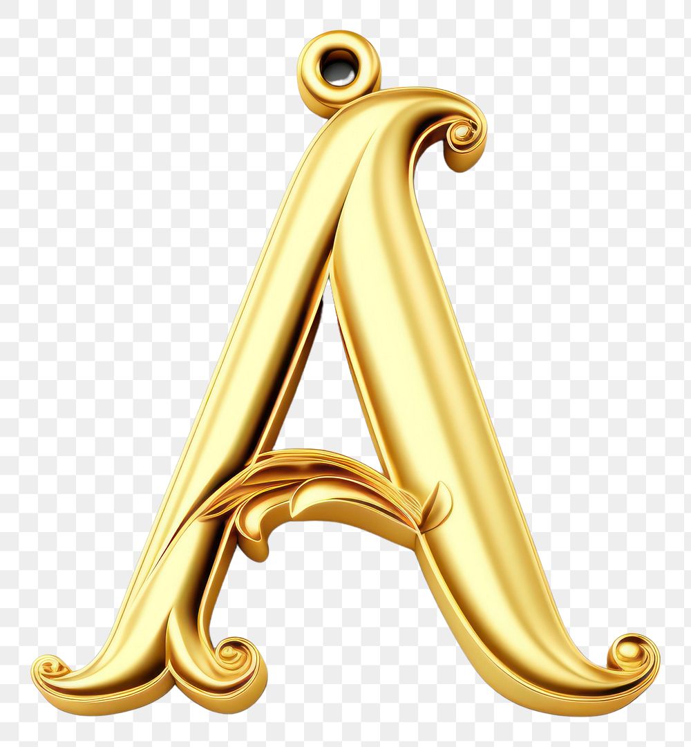 PNG Gold alphabet pendant jewelry white background accessories. AI generated Image by rawpixel.