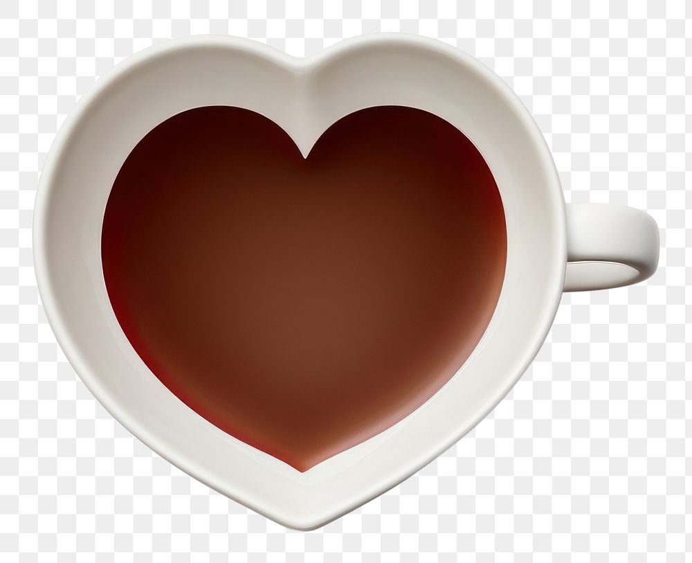 PNG Cup coffee heart mug. AI generated Image by rawpixel.