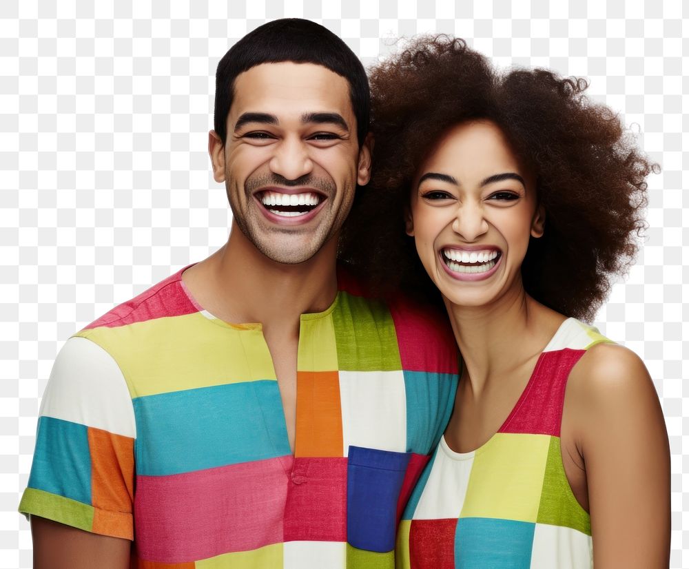 PNG Laughing smile adult togetherness. AI generated Image by rawpixel.