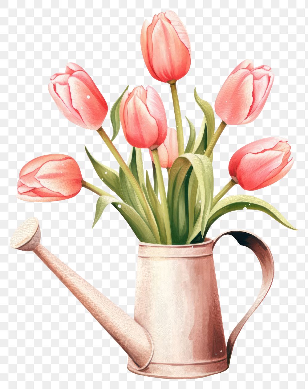 PNG Tulips flower plant pink
