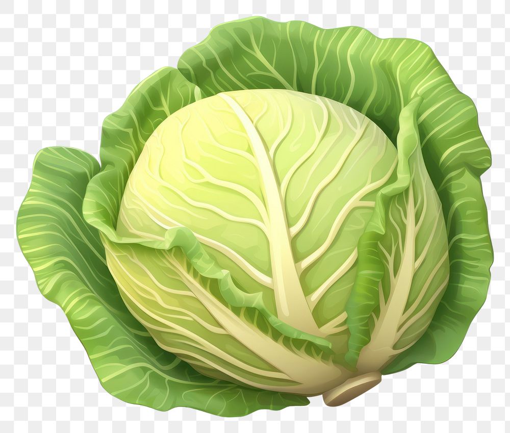 PNG Cabbage vegetable plant food. AI generated Image by rawpixel.