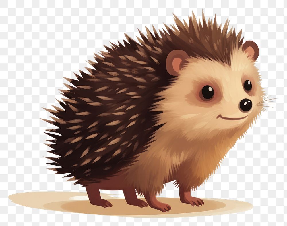 PNG Hedgehog mammal animal rodent. 