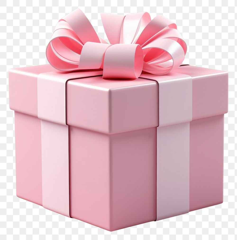 PNG Gift box birthday pink
