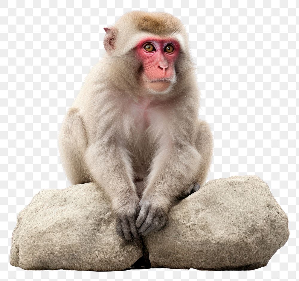 PNG Wildlife monkey animal mammal. AI generated Image by rawpixel.