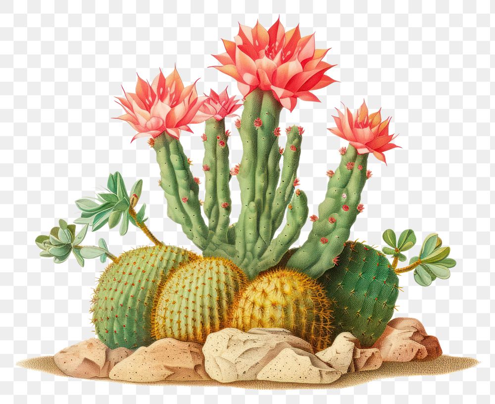 PNG Astrophytum myriostigma cactus cartoon plant creativity. AI generated Image by rawpixel.