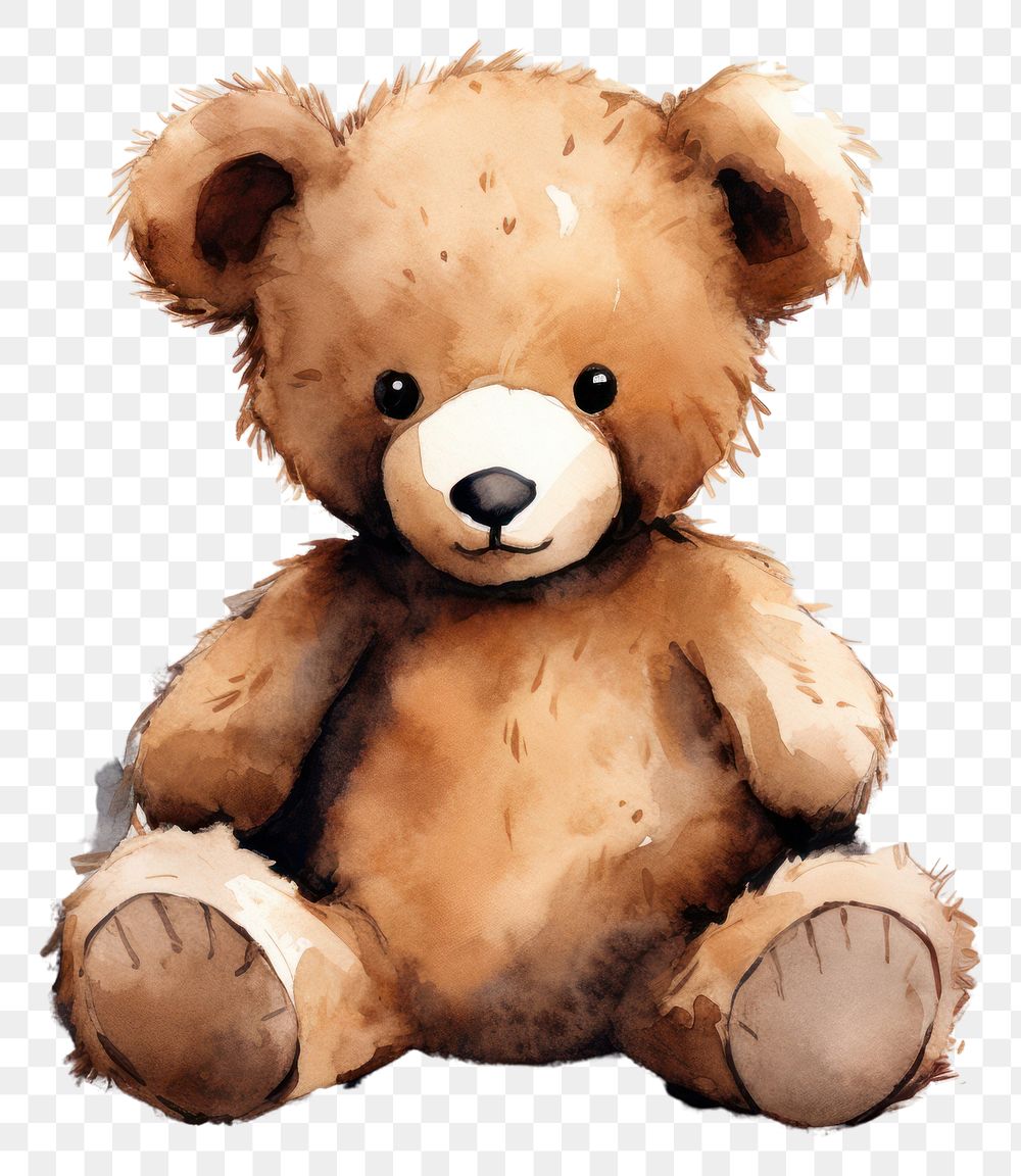 PNG Bear toy representation transparent background