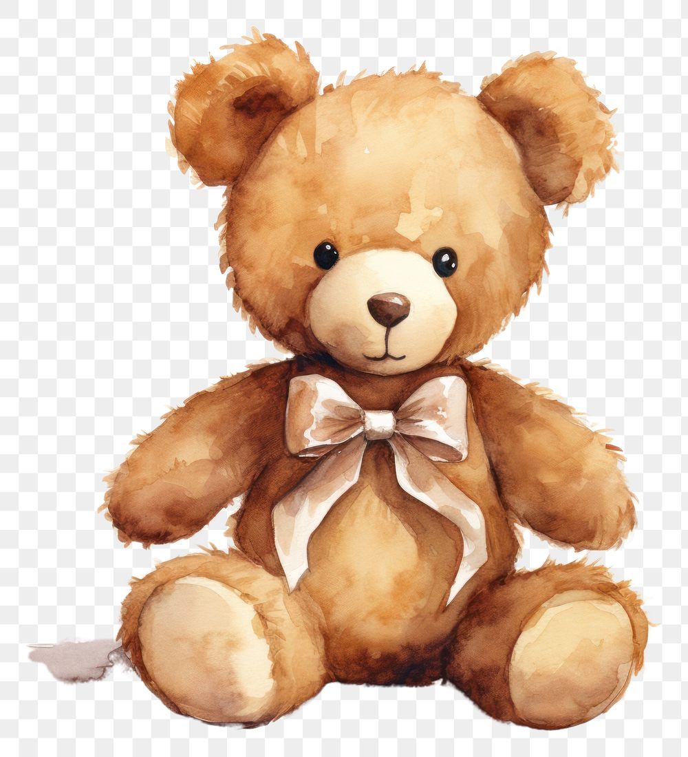 PNG Bear toy representation transparent background