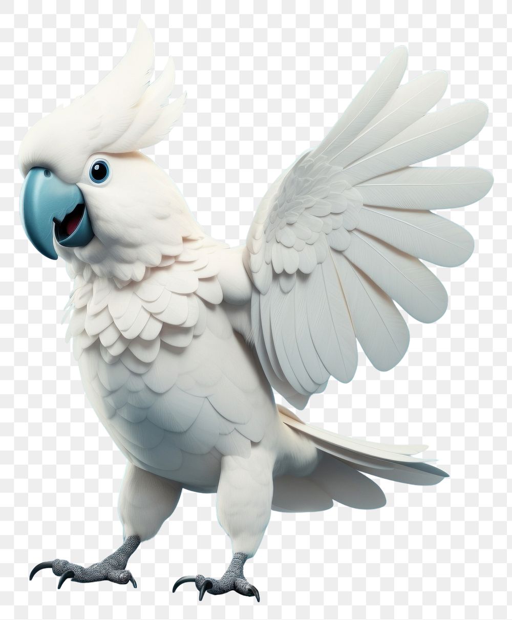 PNG Cockatoo animal parrot bird. AI generated Image by rawpixel.