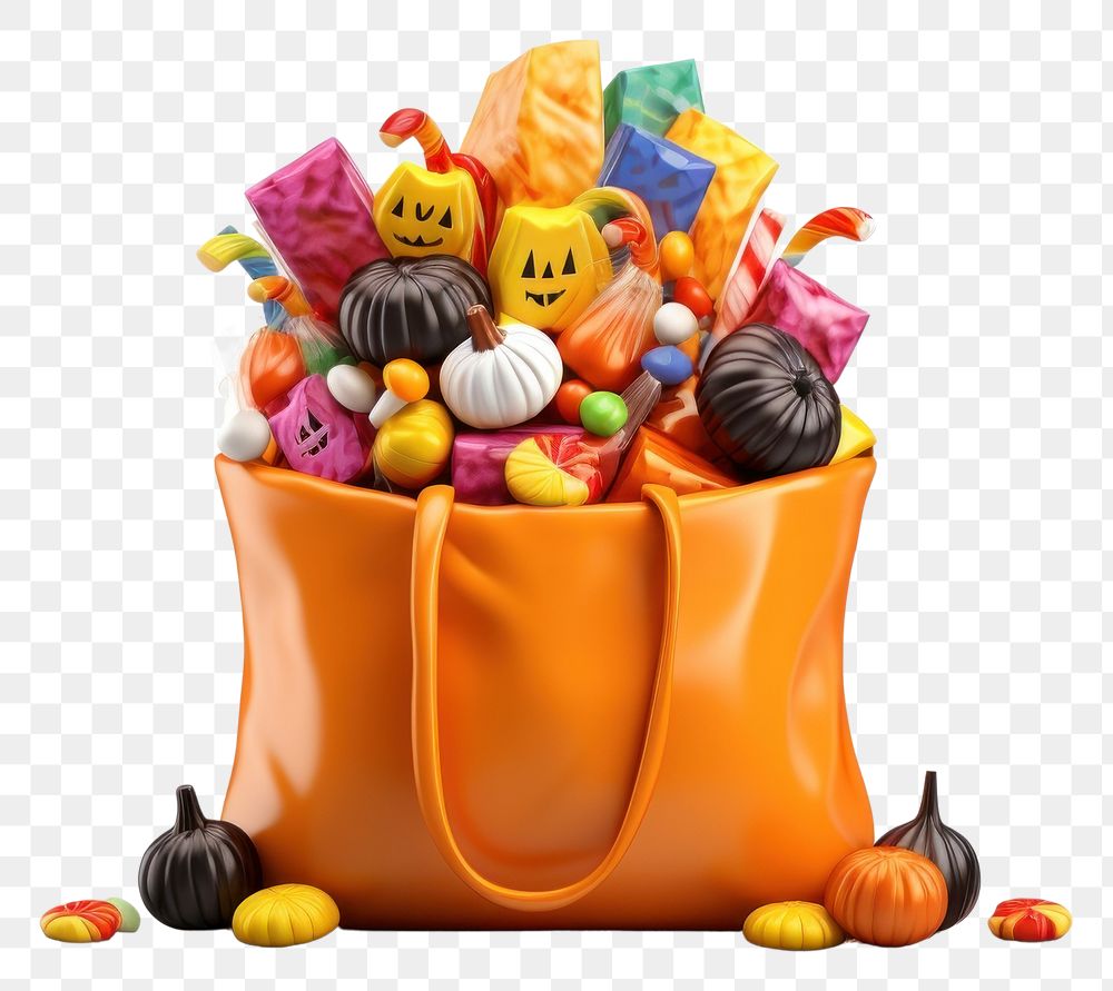 halloween candy bag clip art