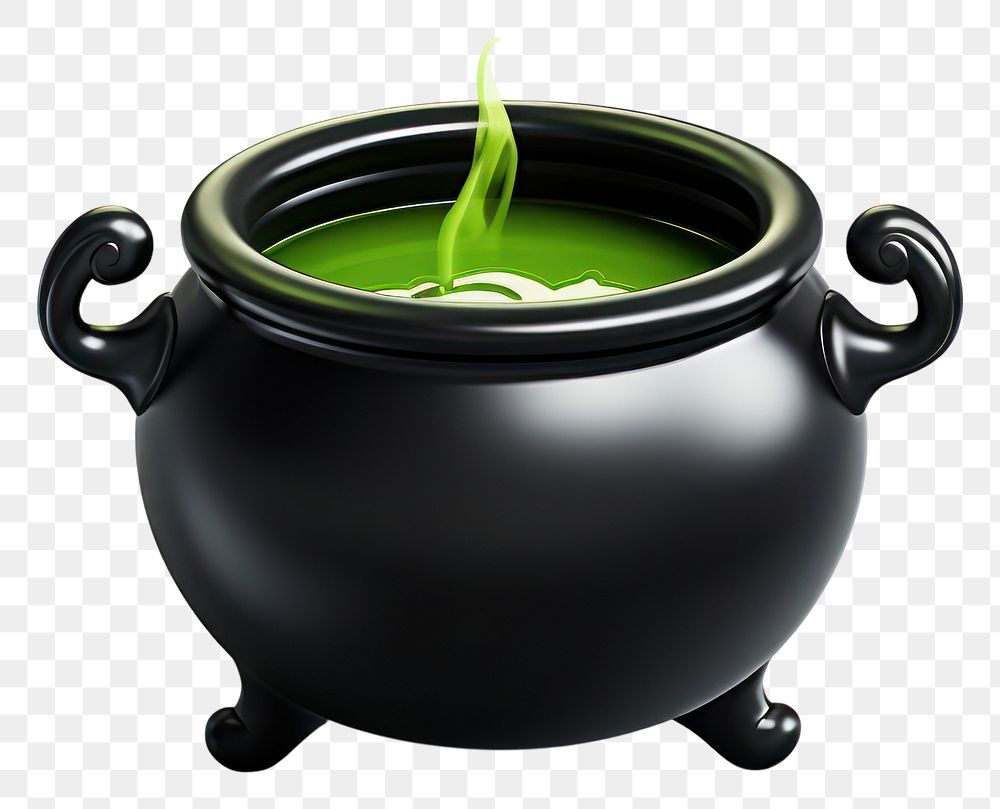PNG Green black pot white background. AI generated Image by rawpixel.