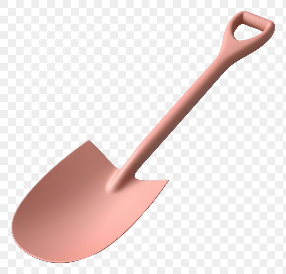 PNG Shovel tool white background silverware. AI generated Image by rawpixel.