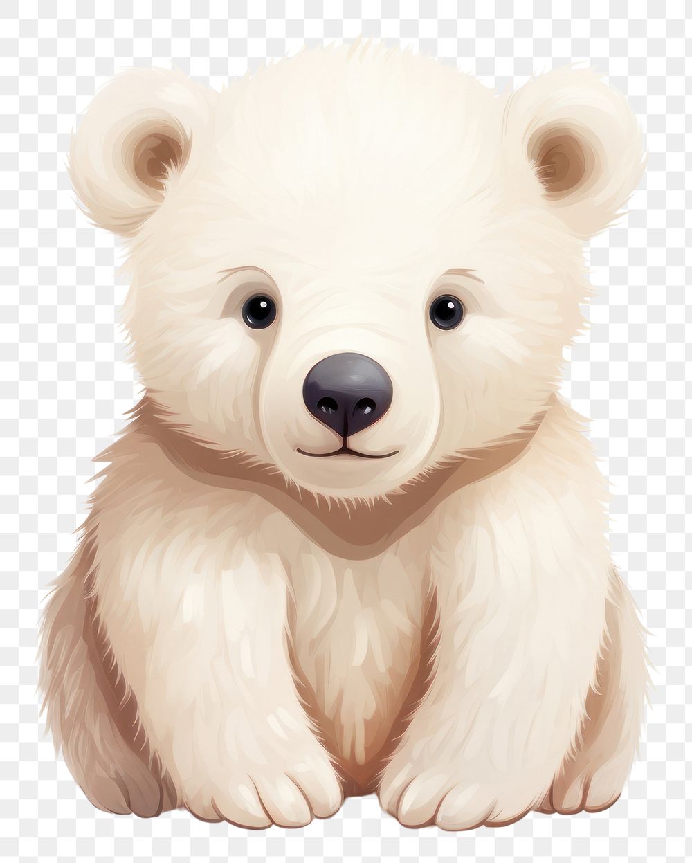 PNG Mammal animal bear portrait. AI generated Image by rawpixel.