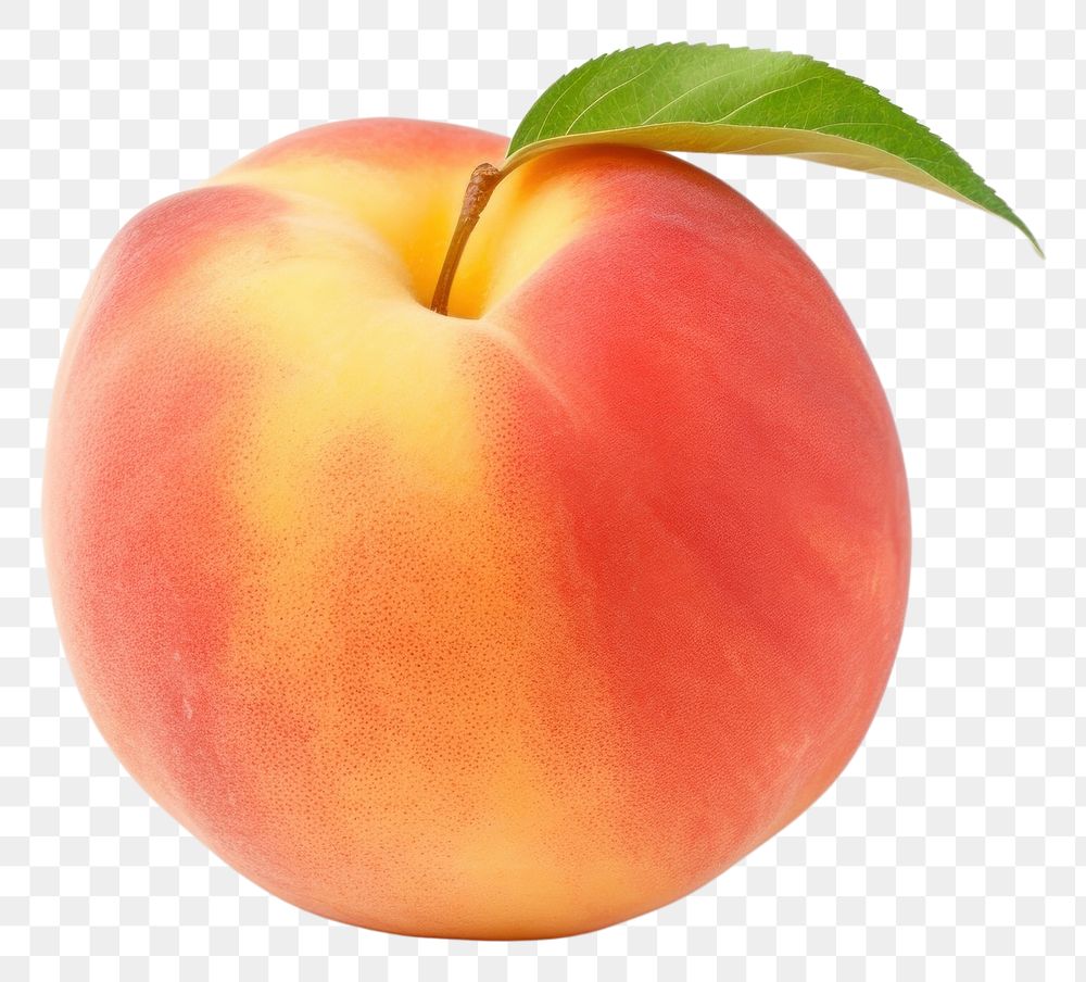 PNG Peach apple fruit plant transparent background