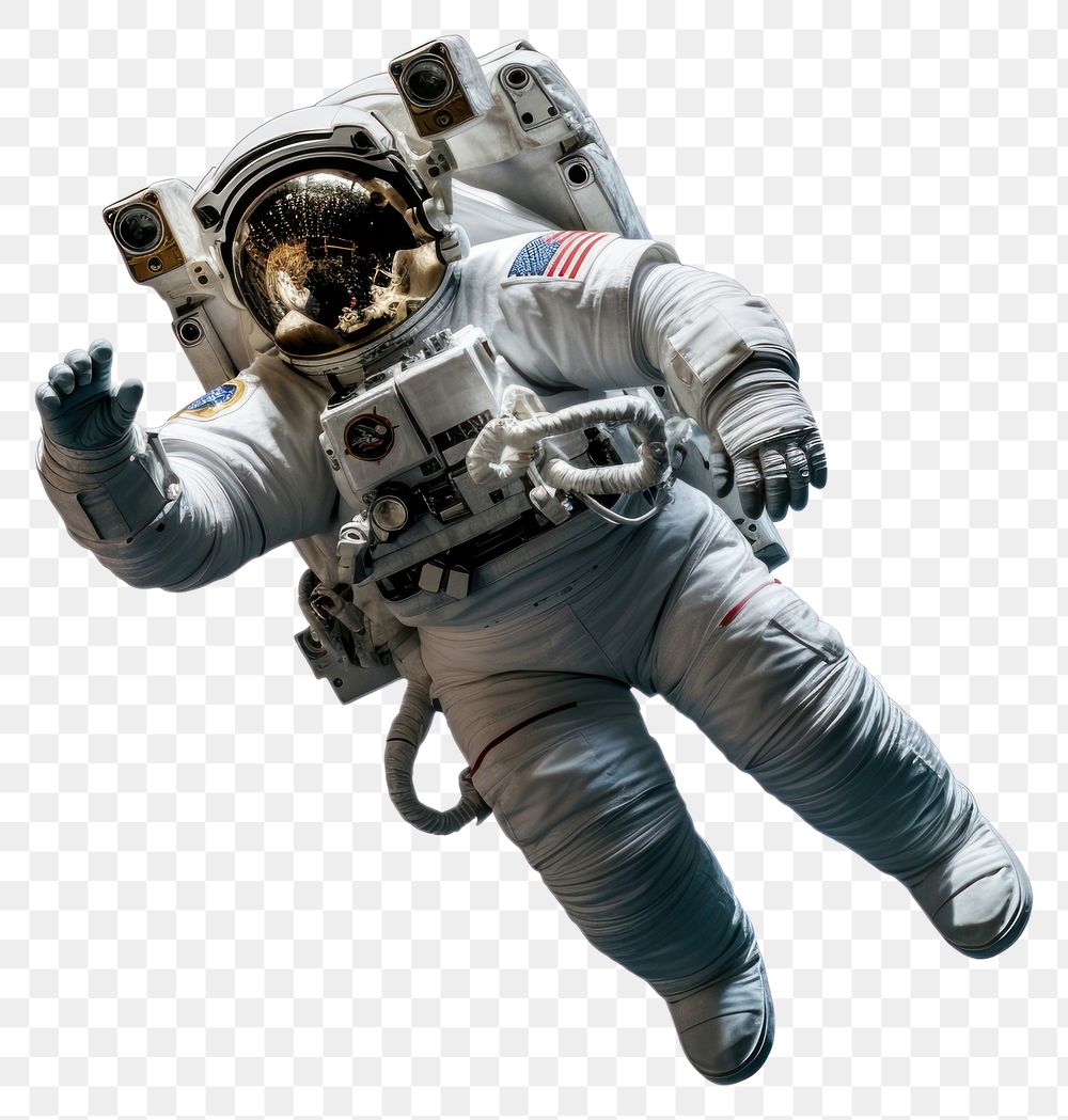 PNG Technology protection futuristic astronaut. AI generated Image by rawpixel.