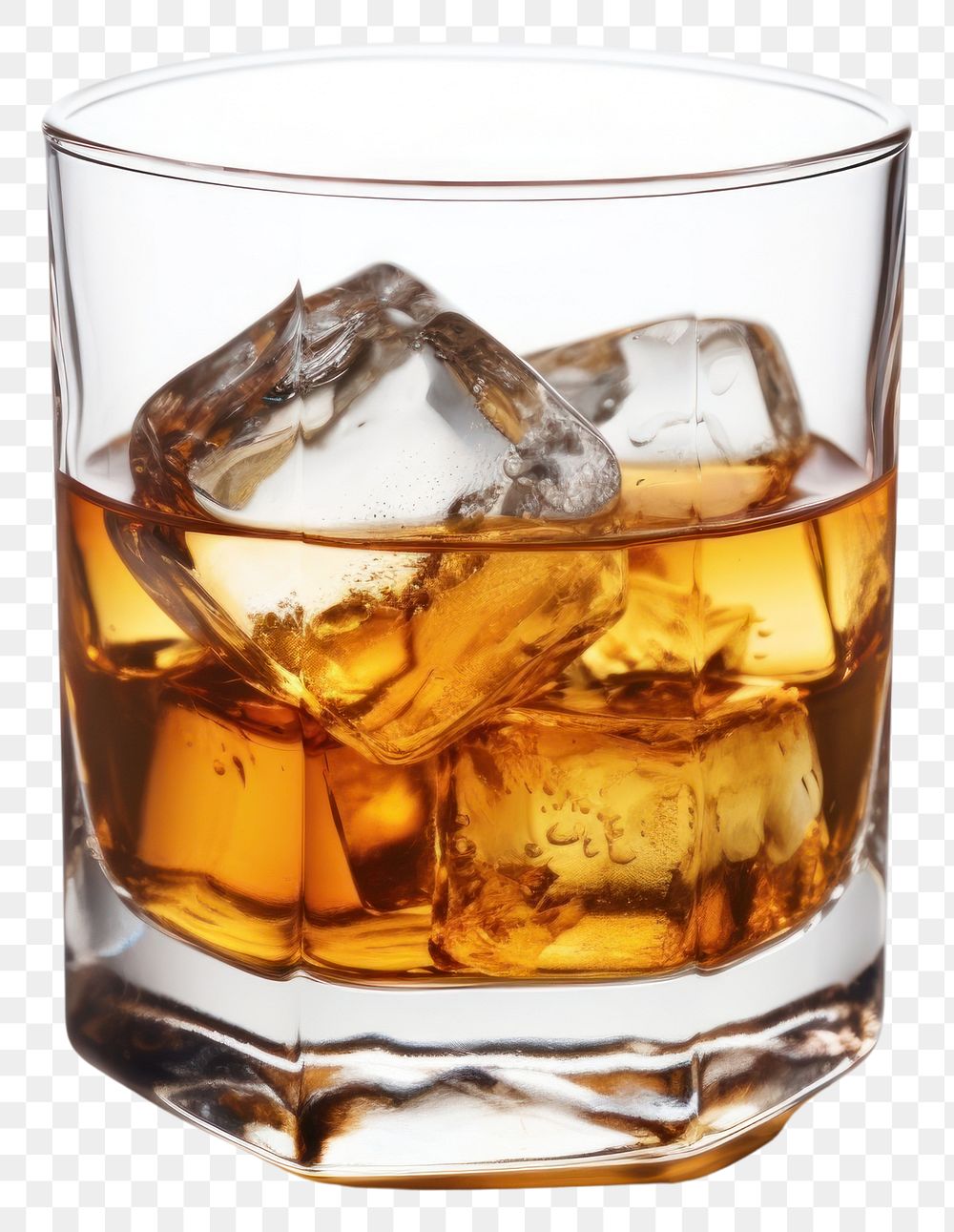 PNG Whisky glass drink ice. AI generated Image by rawpixel.