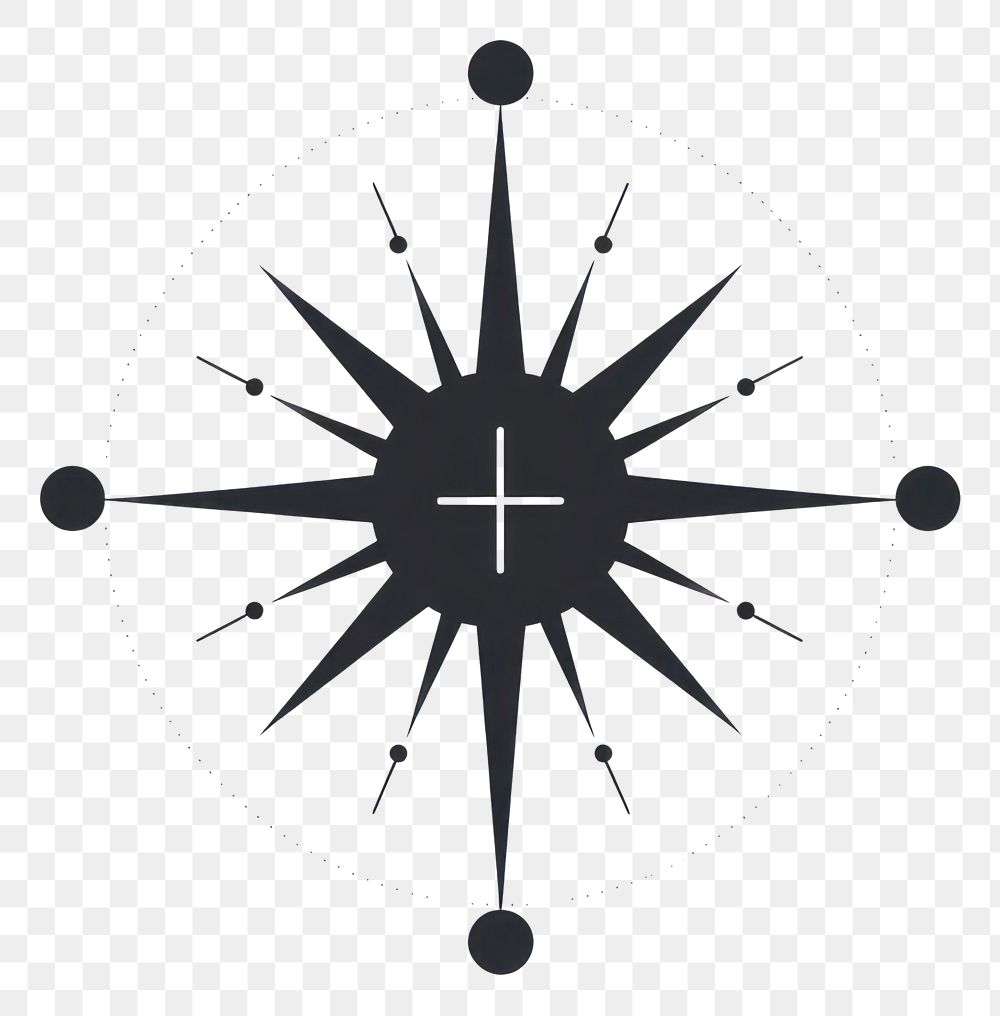 PNG Chandelier pattern drawing compass. AI generated Image by rawpixel.