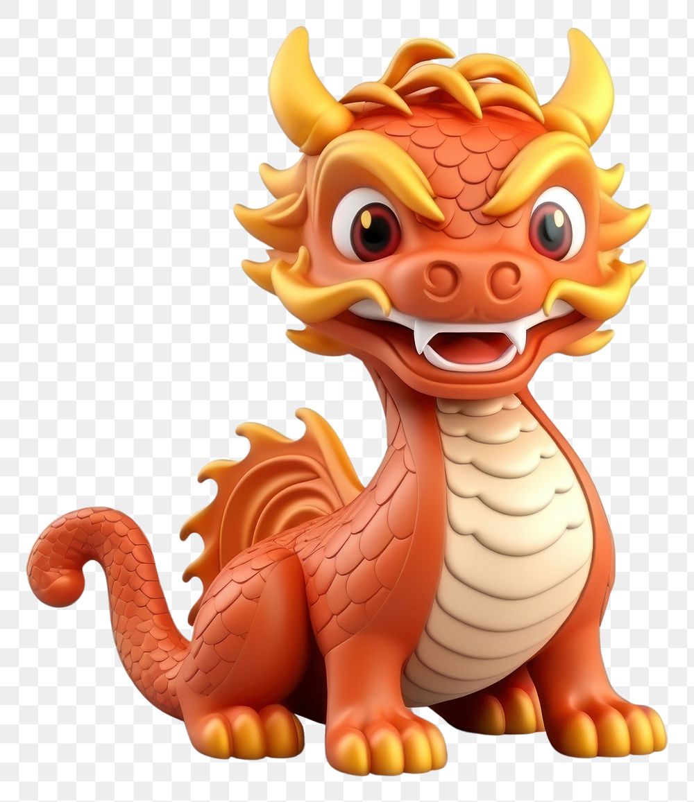 PNG Dragon animal representation chinese dragon. AI generated Image by rawpixel.