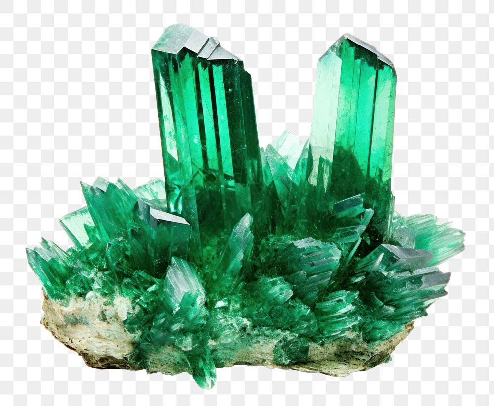 PNG Gemstone crystal mineral emerald. 