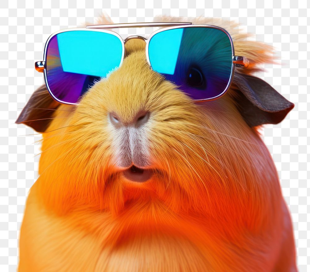 PNG Sunglasses hamster mammal animal. AI generated Image by rawpixel.