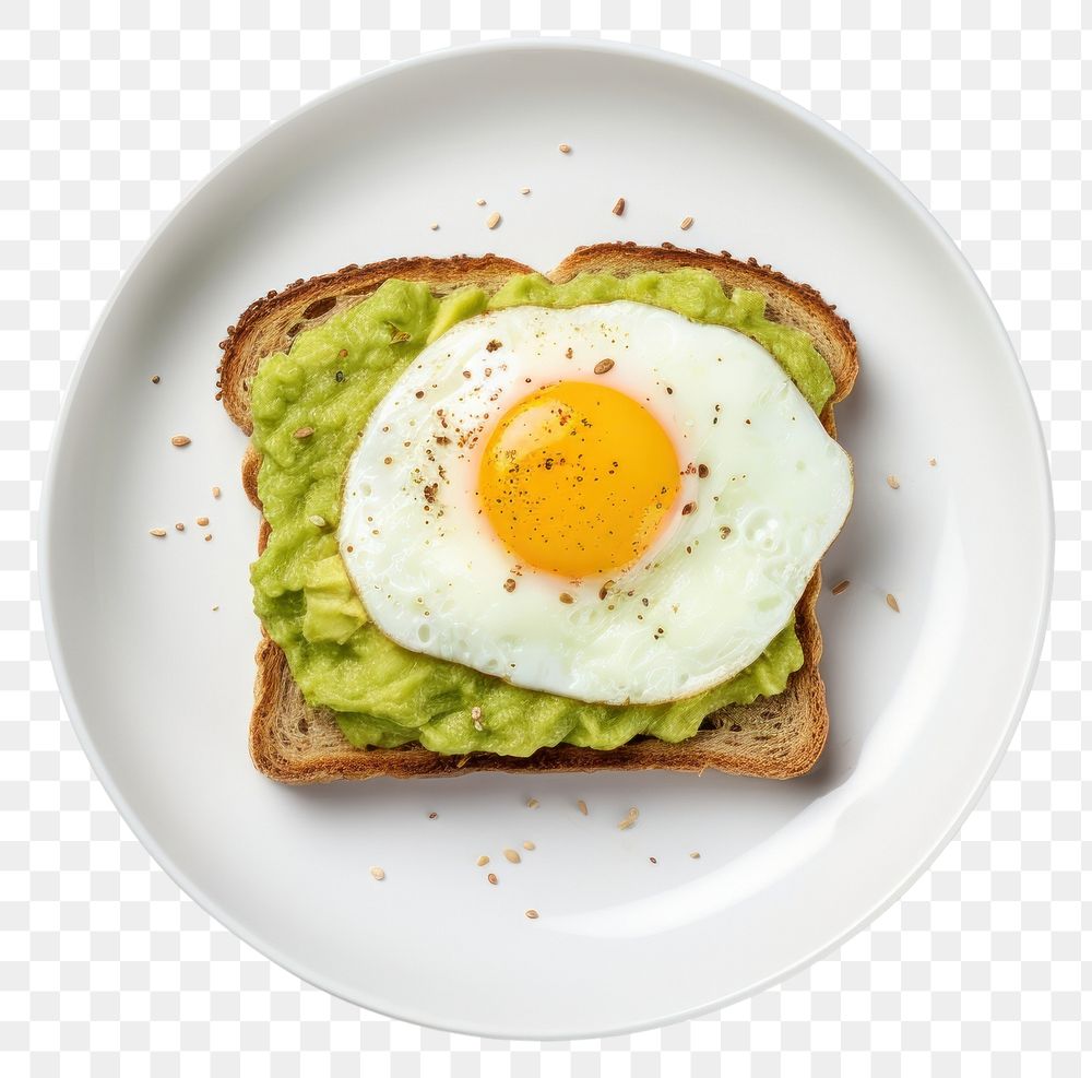 PNG Sanwich plate egg bread. AI generated Image by rawpixel.